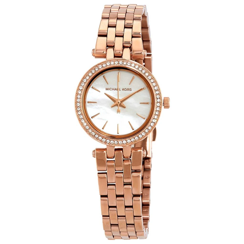 Jessa Multi-Function CZ Embellished Silicone Strap Watch  display picture 3