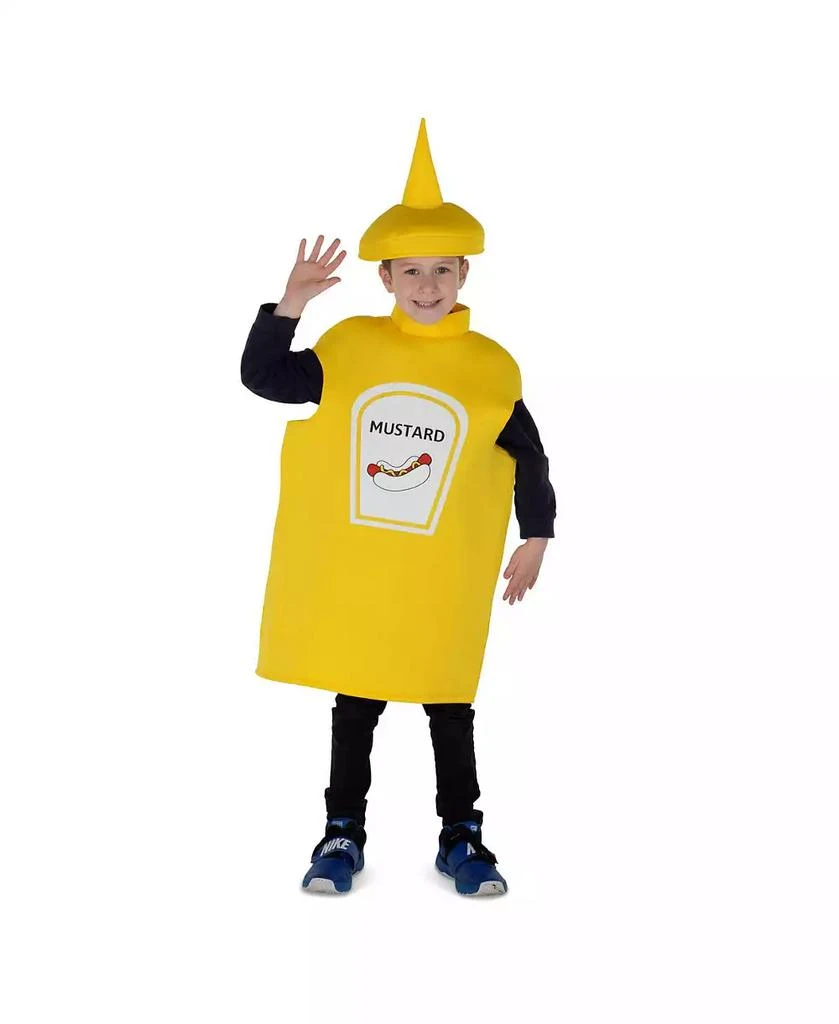 Dress Up America Kids Mustard Bottle Tunic
Hat Costume Set