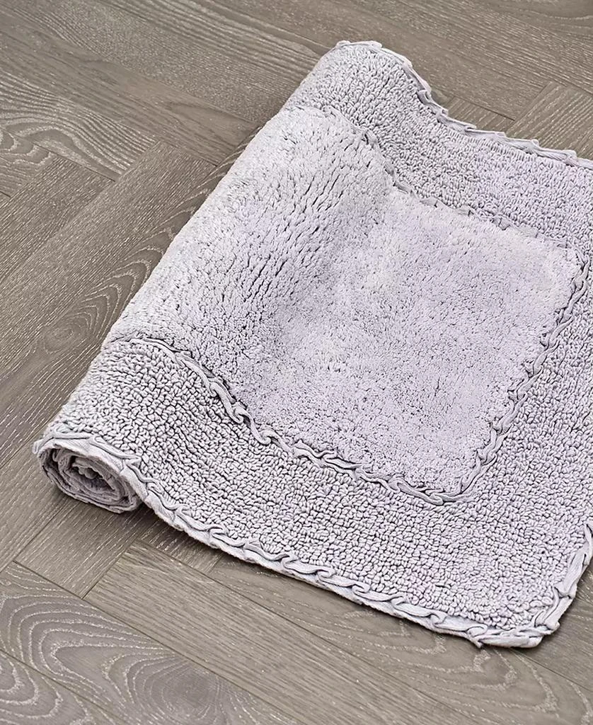 Laura Ashley Cotton Ruffled Bath Rug 3