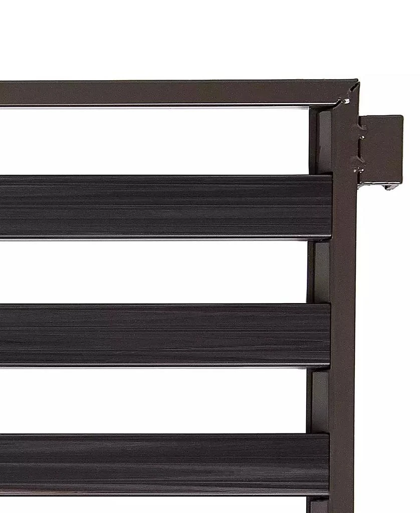 Seville Classics 3-Tier Resin Slatted Shoe Rack 10