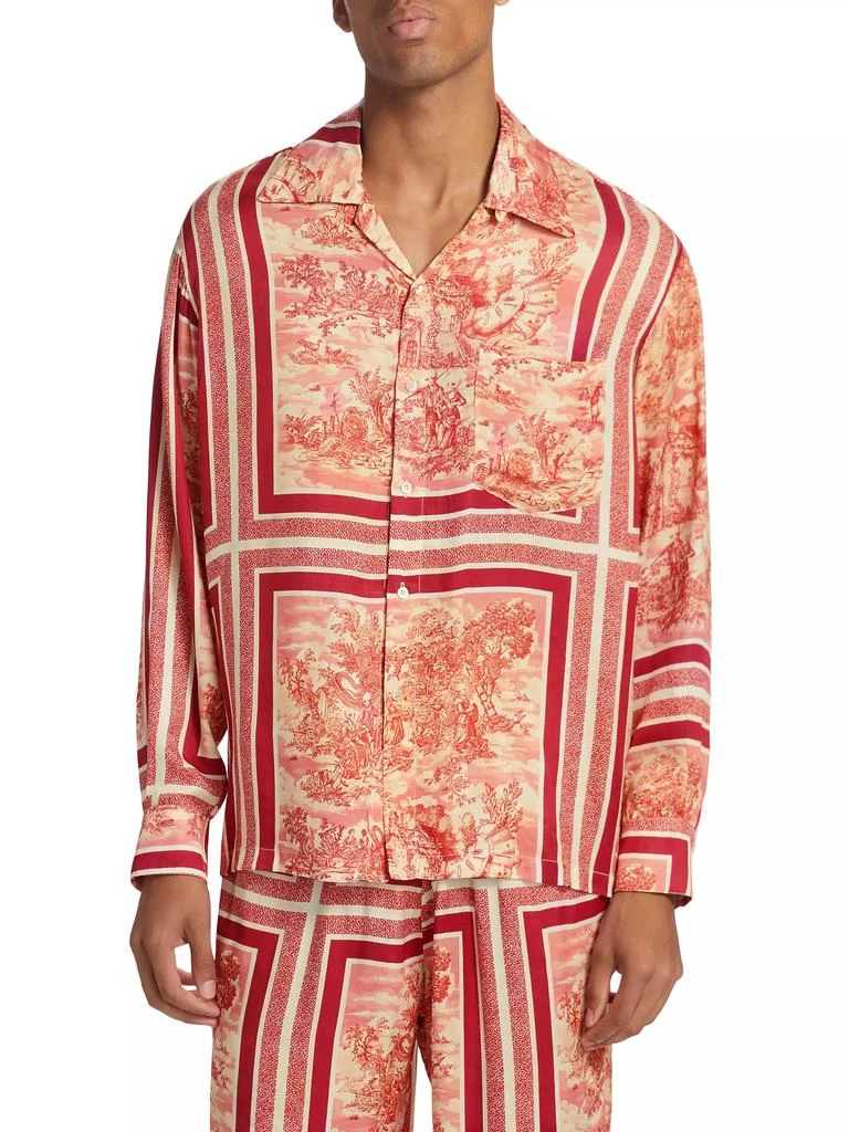 Aries Toile De Jouy Camp Shirt 3