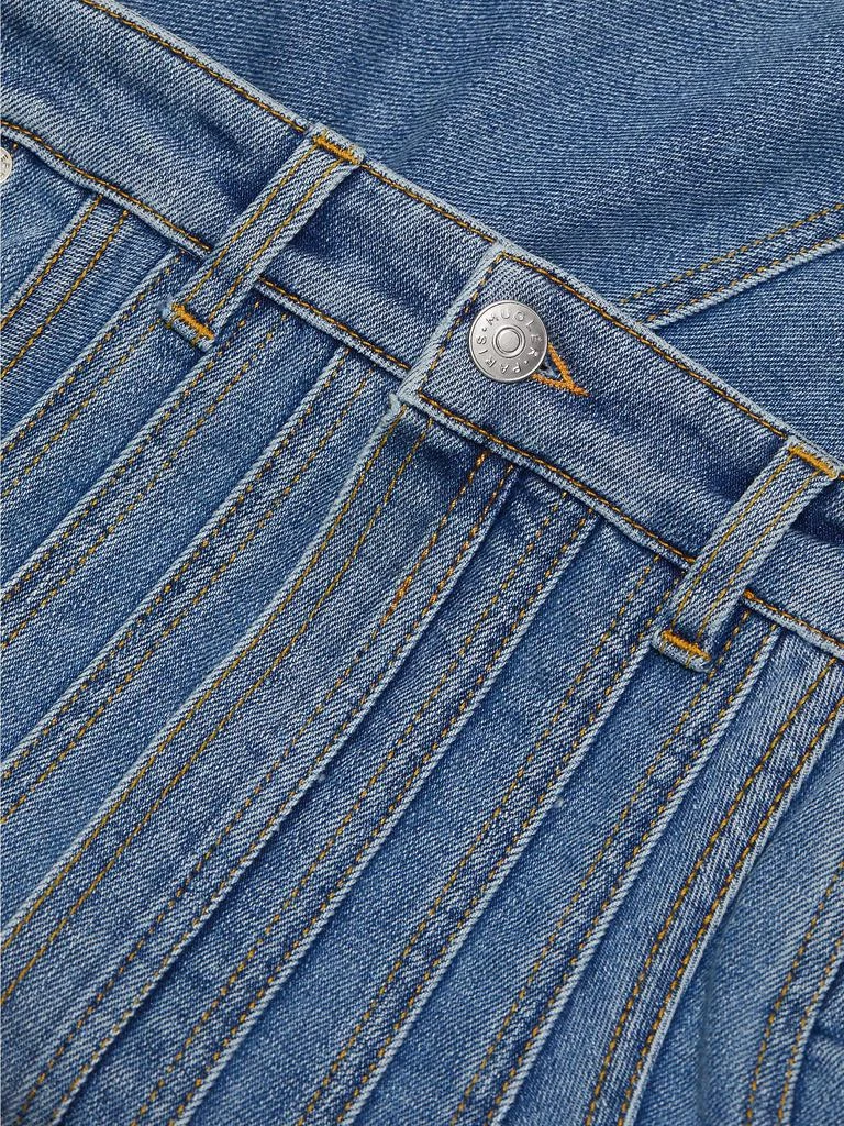 Mugler Denim Strapless Minidress 7