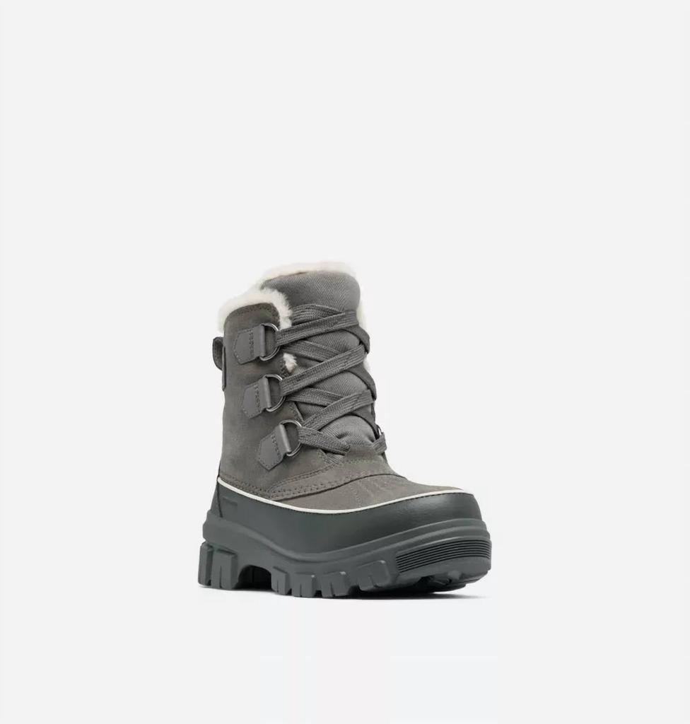 SOREL Women's Tivoli V Boots In Quarry / Grill