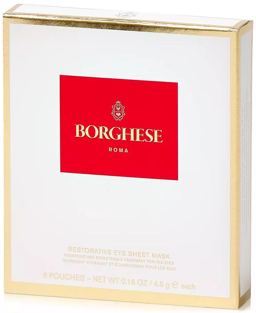 Borghese Restorative Eye Sheet Mask, 6-Pk.