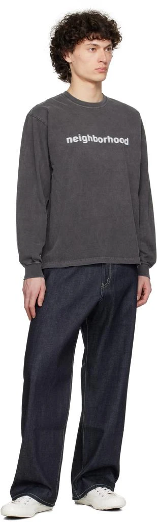 NEIGHBORHOOD Gray NH. LS-3 T-shirt 4