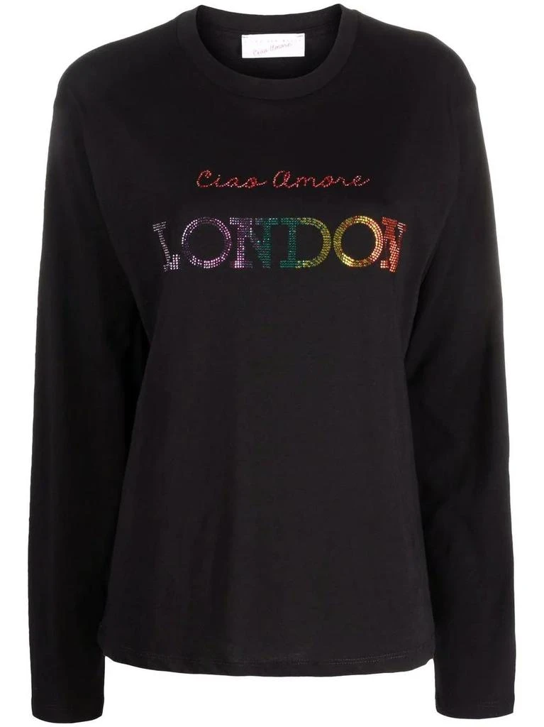 NA Ciao Amore London black T-shirt 1