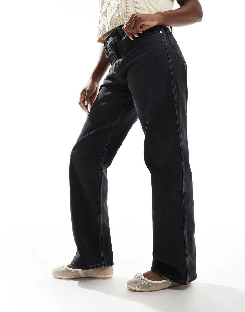 Tommy Jeans Tommy Jeans Betsy mid rise straight jeans in black 4
