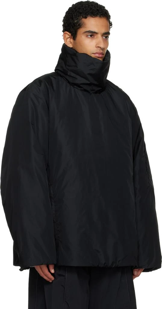 ALAINPAUL Black Oversized Padded Minimalist Anorak 2