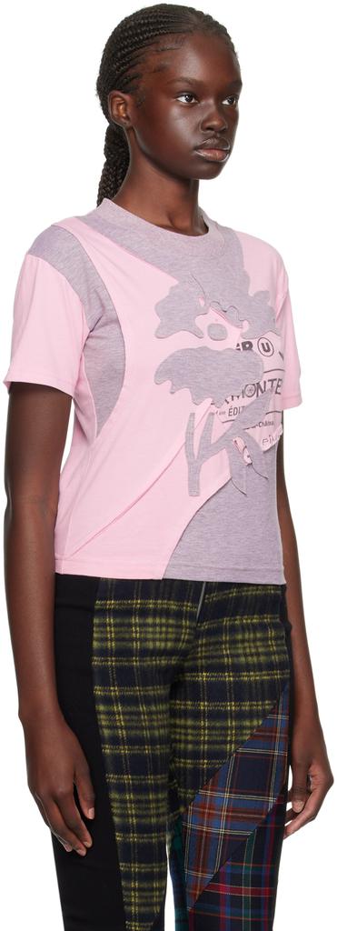 Rave Review Pink & Gray Unni T-Shirt