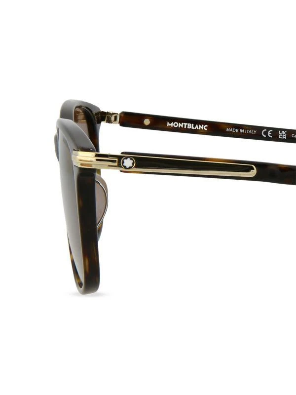 MontBlanc 56MM Square Sunglasses 4