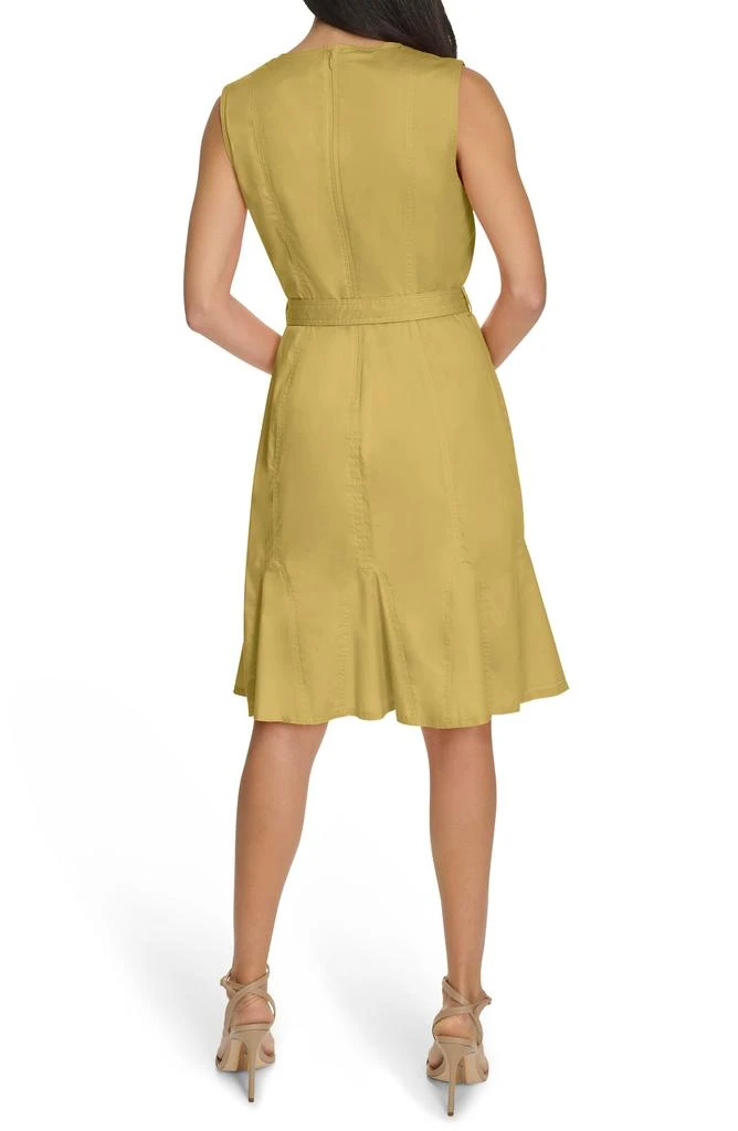 Calvin Klein Belted A-Line Dress 2