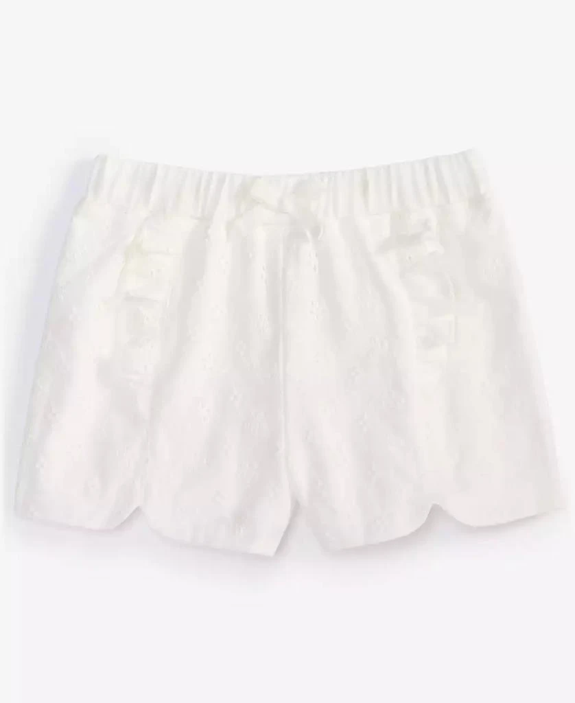 First Impressions Baby Girls Cotton Eyelet Shorts, Exclusively at Macy's 1