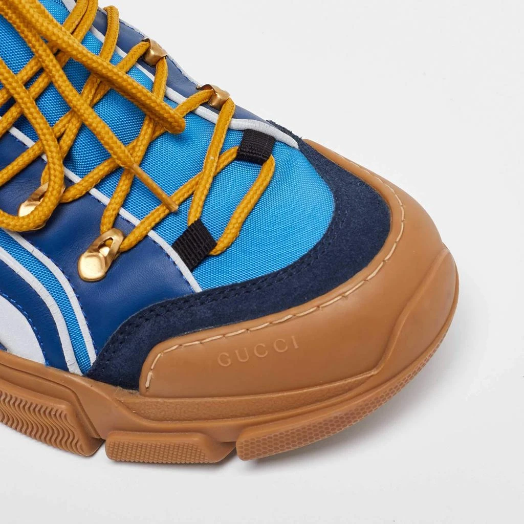 Gucci Multicolor Leather and Mesh Flashtrek Reflective  display picture 3