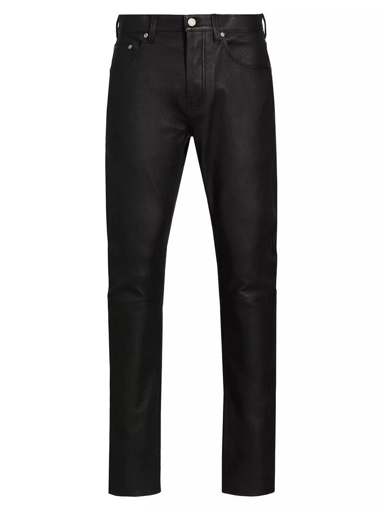 Purple Brand Stretch Leather Skinny Pants 1