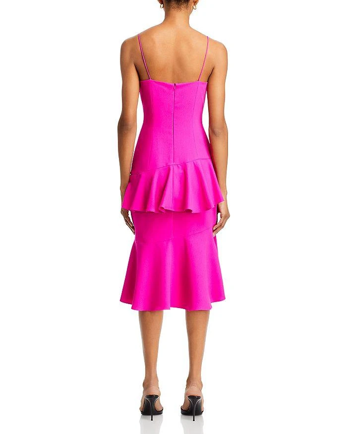Black Halo Barbados Tiered Ruffle Dress 4