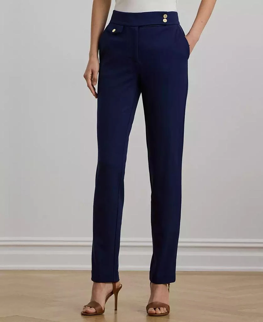 Ralph Lauren Women's Ponte Ankle Pants, Regular & Petite 4
