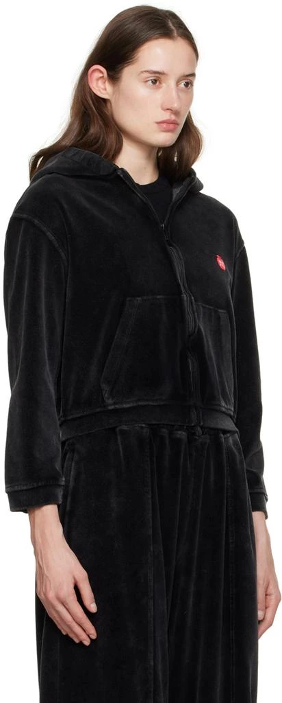 Alexander Wang Black Shrunken Hoodie 2