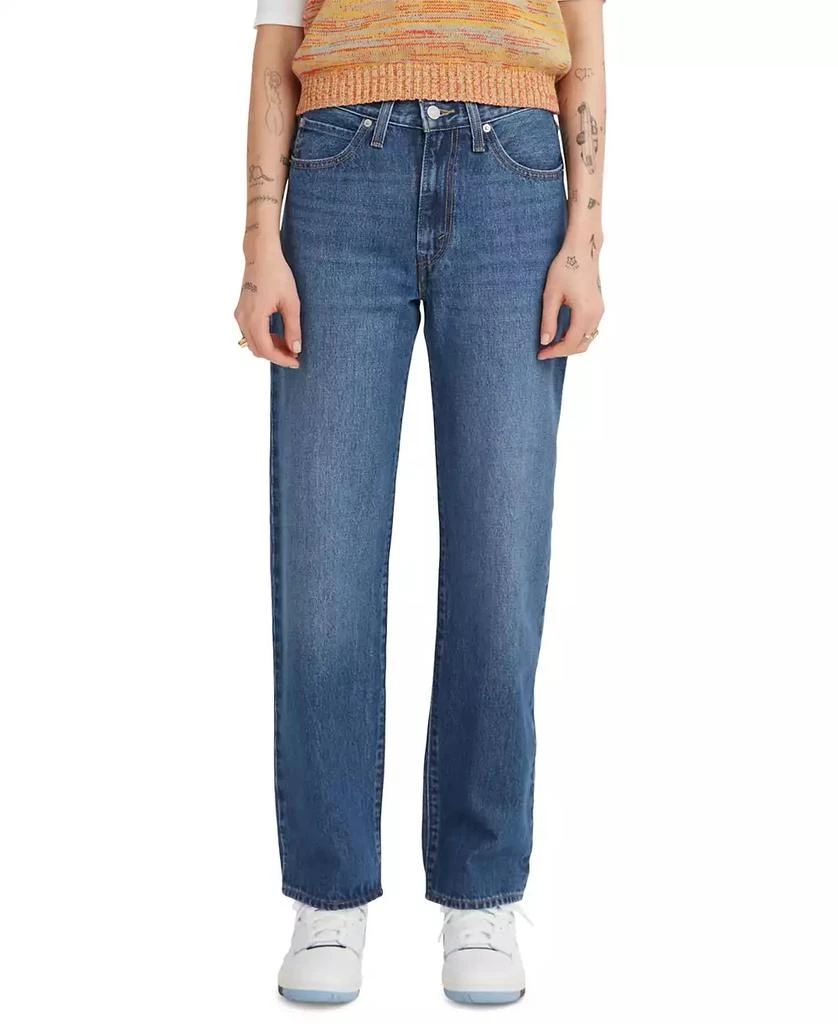 Levi's Women's Mid Rise Cotton 94 Baggy Jeans 1