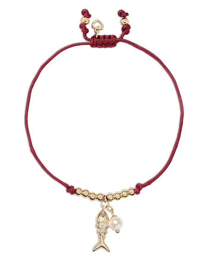 Kate Spade Summer Daze Fish Cord Bracelet