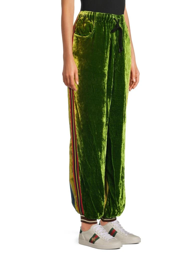 Gucci Elasticized Mixed-Media Joggers 2