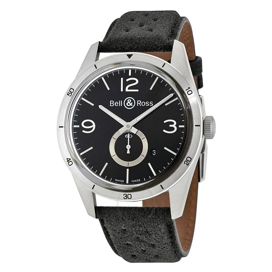 Bell And Ross Bell and Ross Vintage Automatic Black Dial Men's Watch BRV123-BS-ST/SF 1