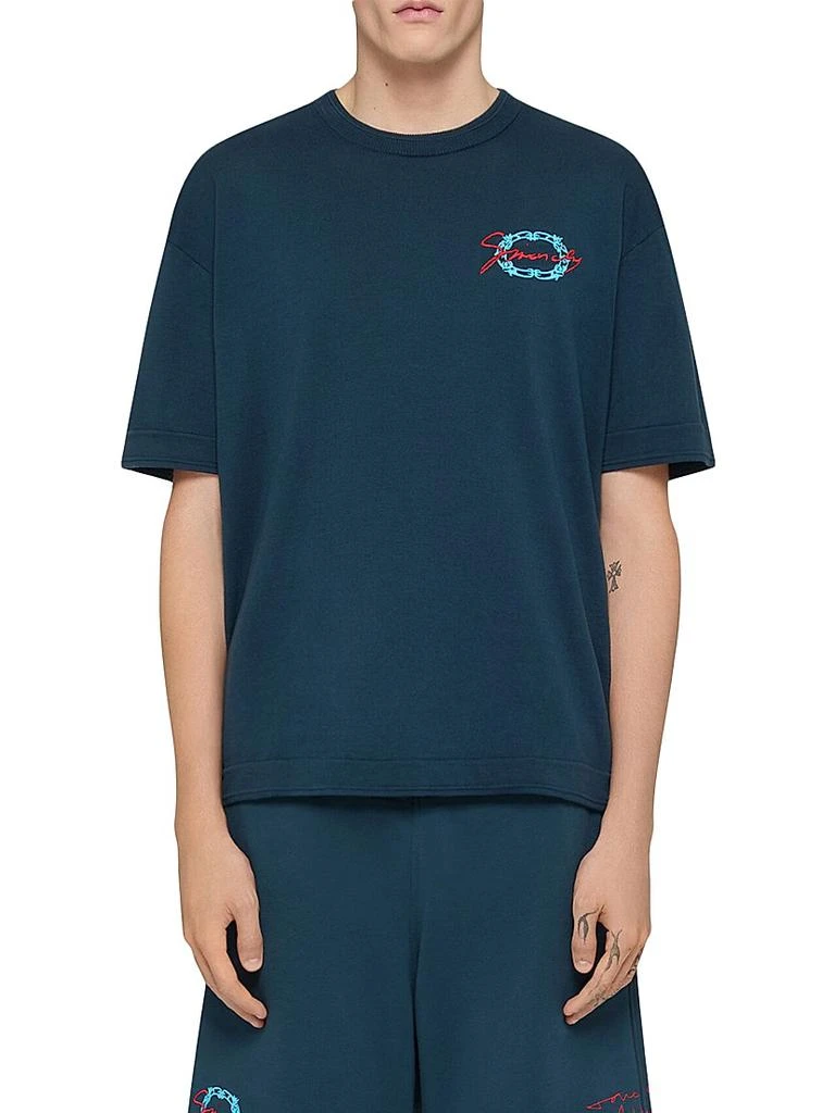 Givenchy T-Shirt in Knit with Medallion 3