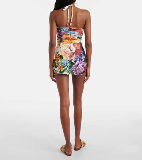 Dolce 
Gabbana Floral cotton poplin shorts 3