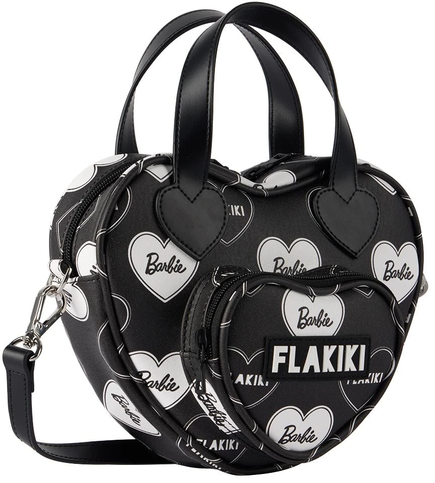 FLAKIKI SSENSE Exclusive Kids Black Barbie Edition Heart Bag 2