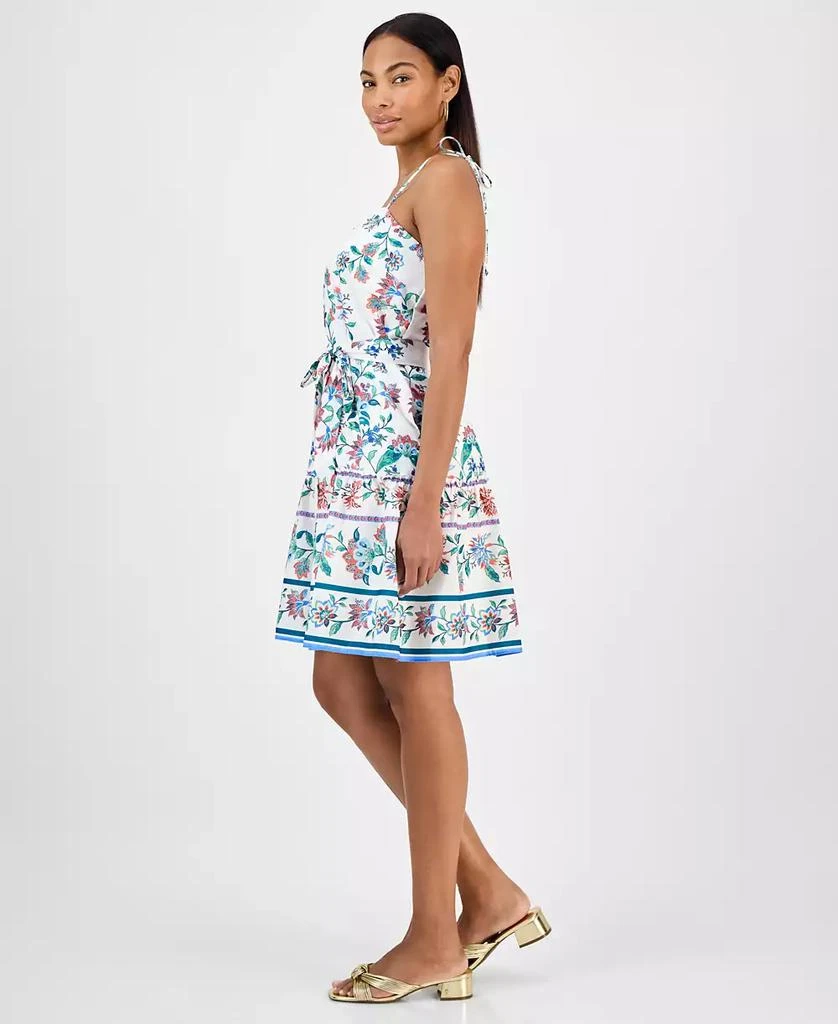 julia jordan Women's Printed Sleeveless Fit & Flare Dress 4