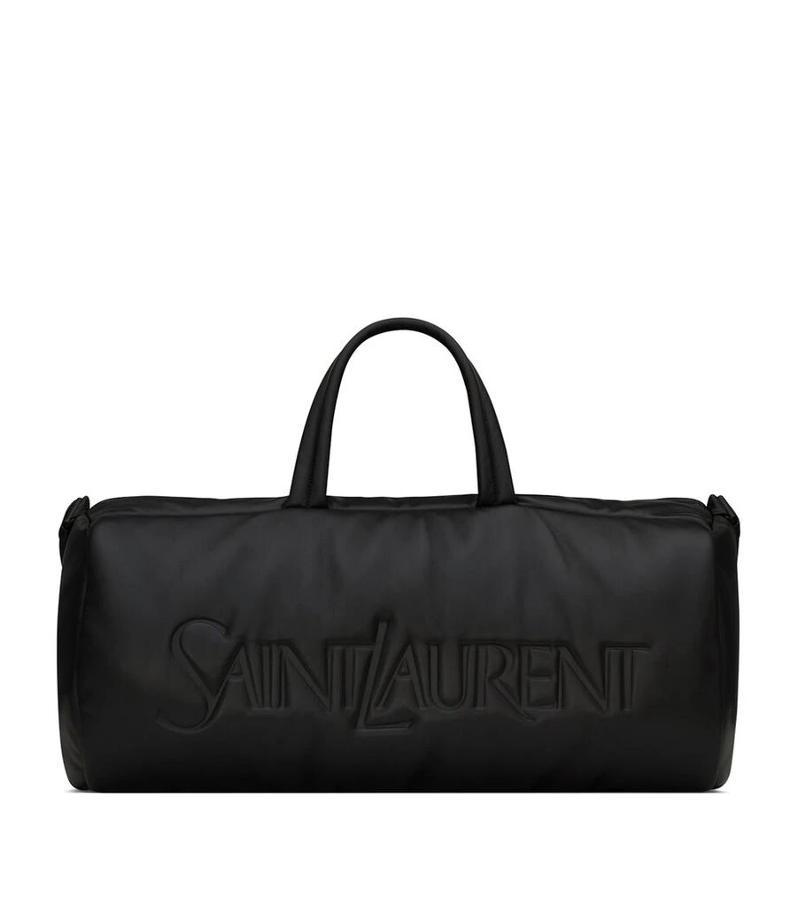 Yves Saint Laurent Calfskin Logo Duffle Bag 1