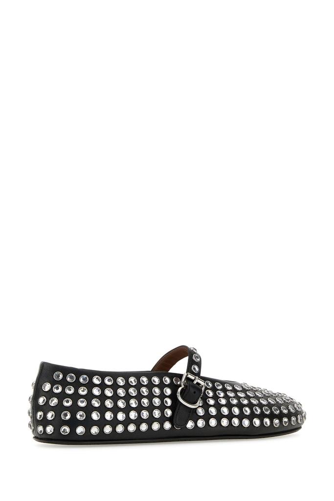 Alaia Embellished leather ballerinas