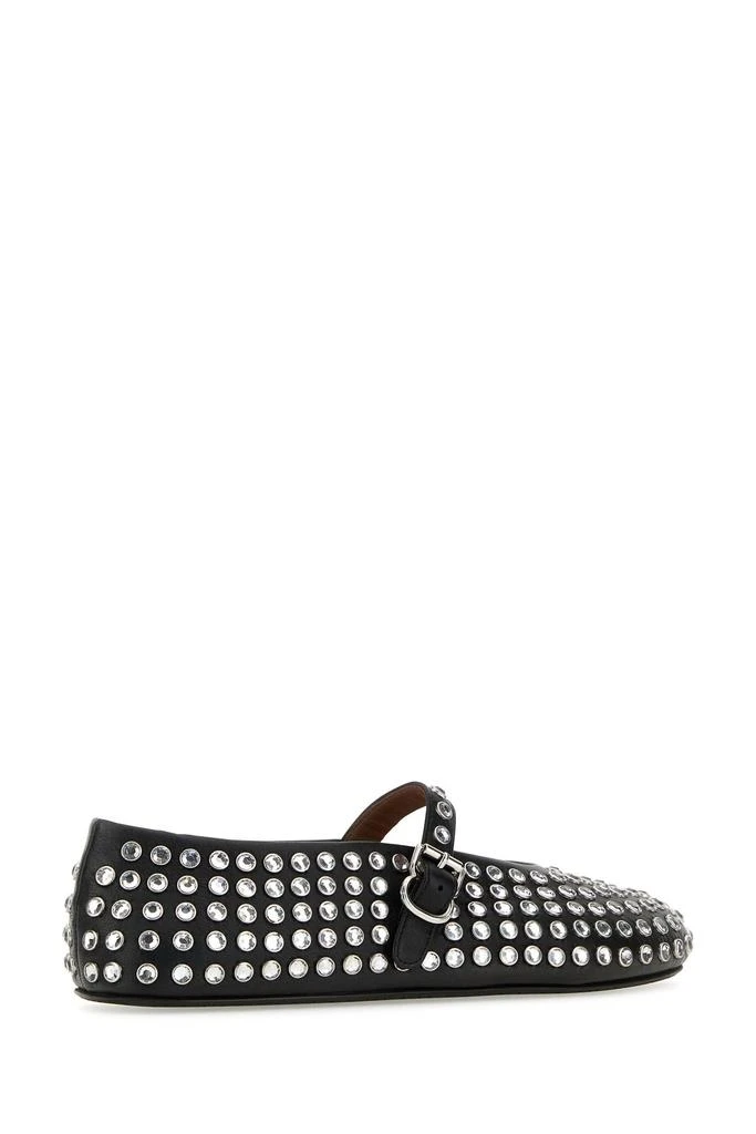 Alaia Embellished leather ballerinas 2