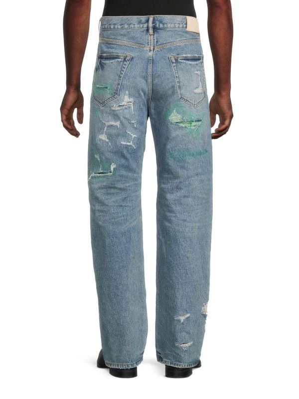 Purple Brand Faded & Distressed Relaxed Fit Jeans 2