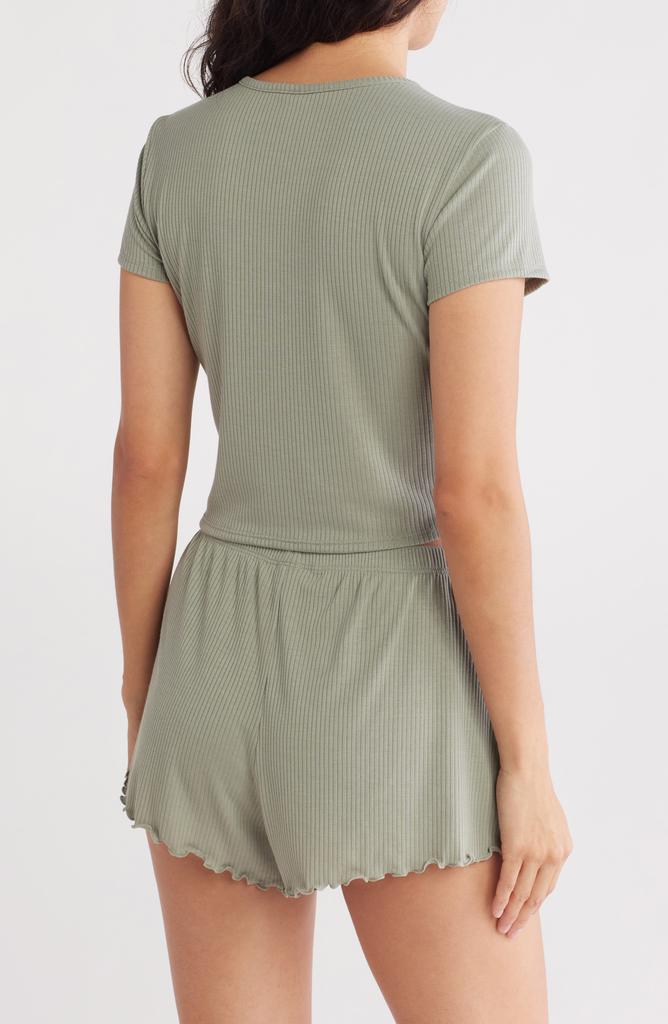 Abound Ribbed Shortie Pajamas