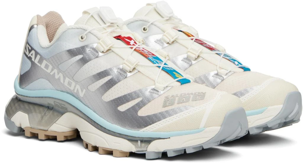Salomon Off-White & Blue XT-4 OG Sneakers 4