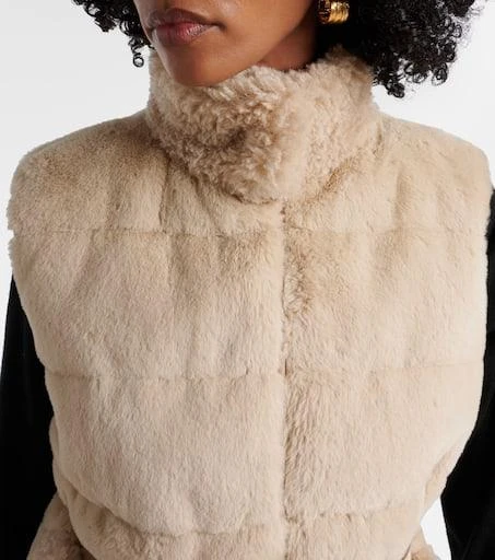 Moncler Joui faux fur down vest 4