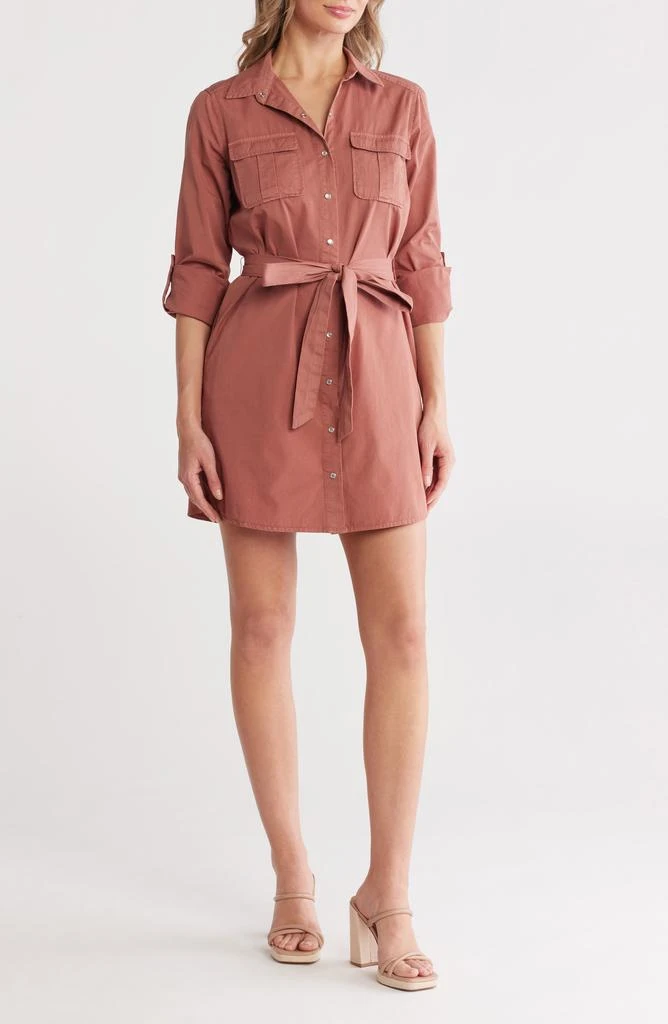 DR2 by Daniel Rainn Cotton Denim Shirtdress 1