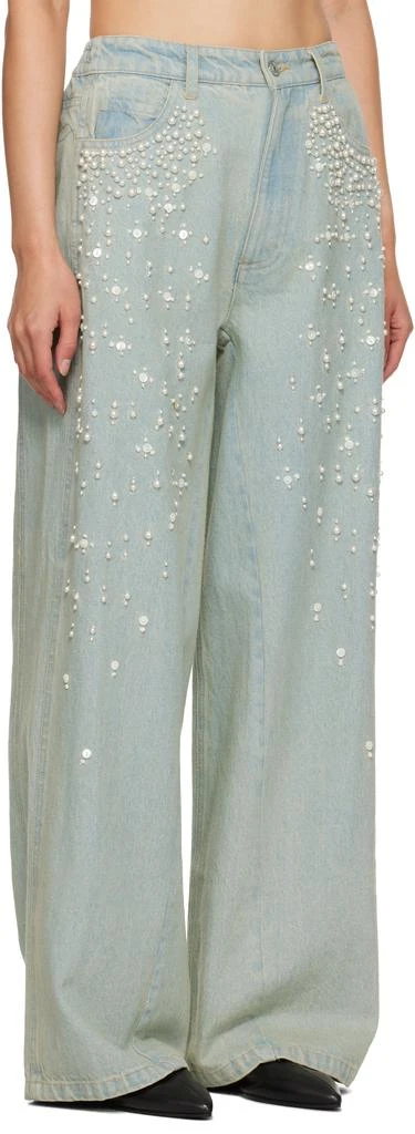 SEA NY Blue Perlette Jeans 2