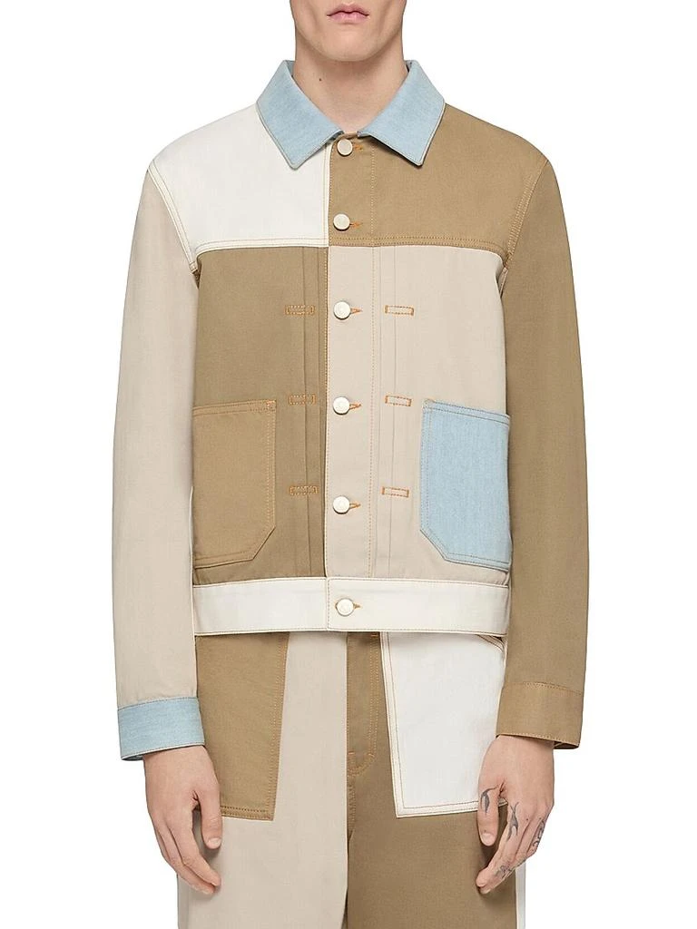 Givenchy Patchwork Jacket in Upcycled Denim 3