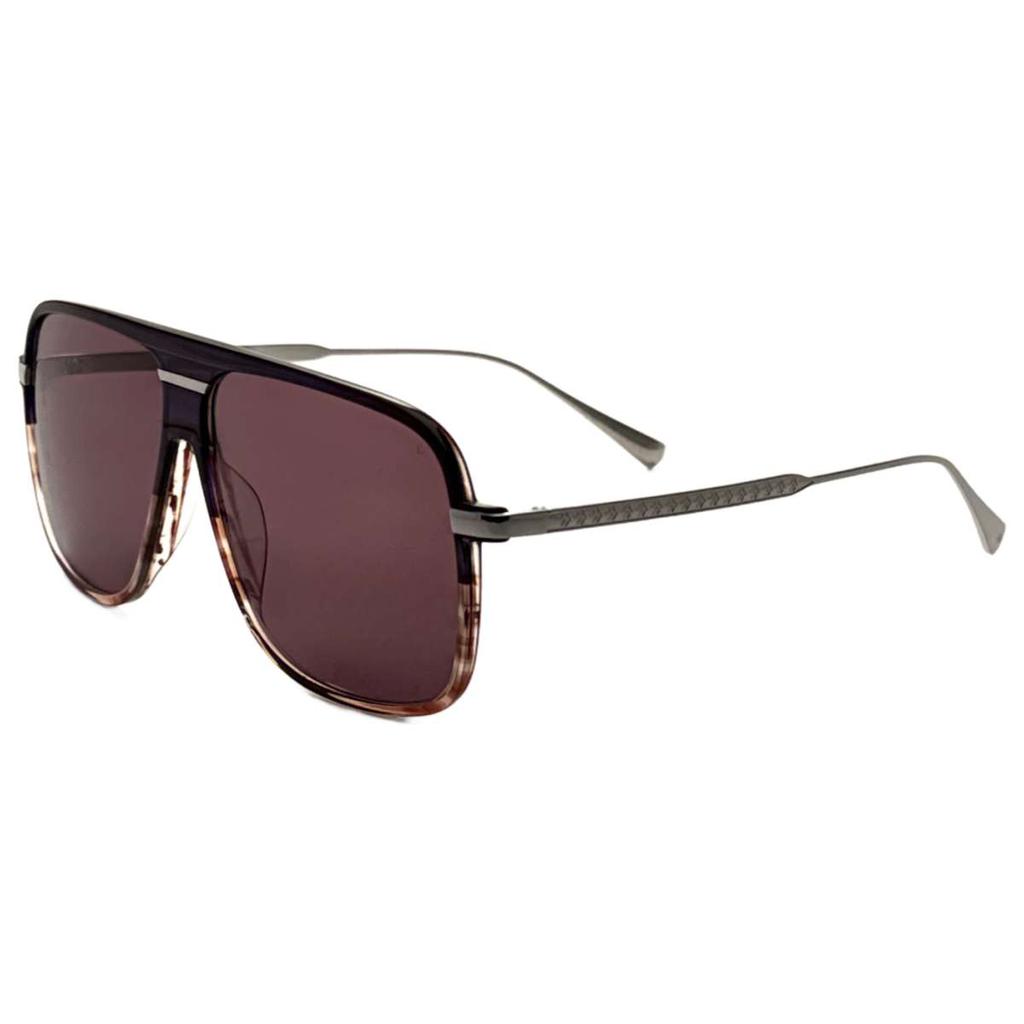 John Varvatos John Varvatos Men's Blue Shield Sunglasses