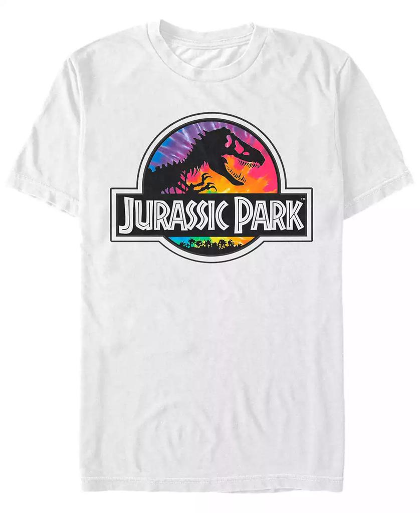 Jurassic Park Jurassic Park Men's Tie-Dye Logo Short Sleeve T-Shirt