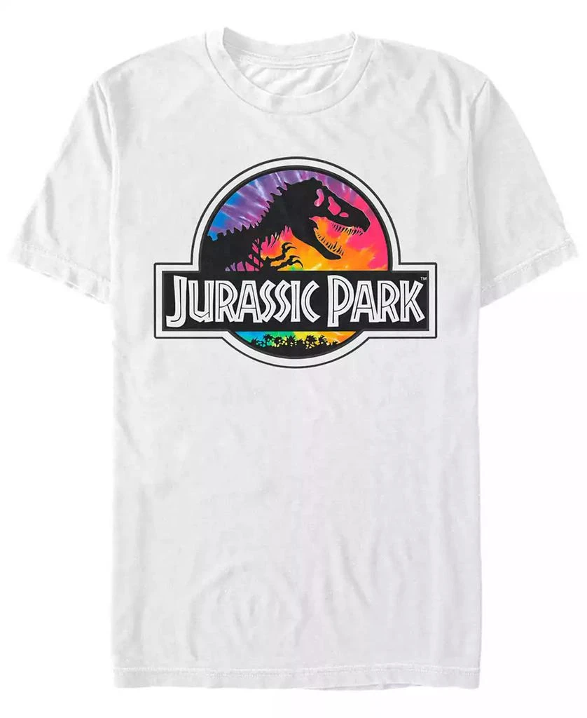 Jurassic Park Jurassic Park Men's Tie-Dye Logo Short Sleeve T-Shirt 1