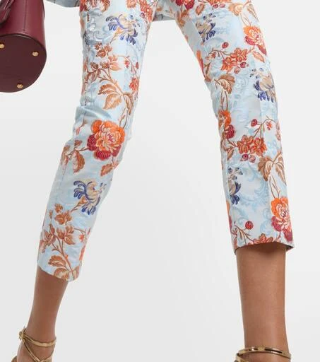 ETRO Floral jacquard pants 5