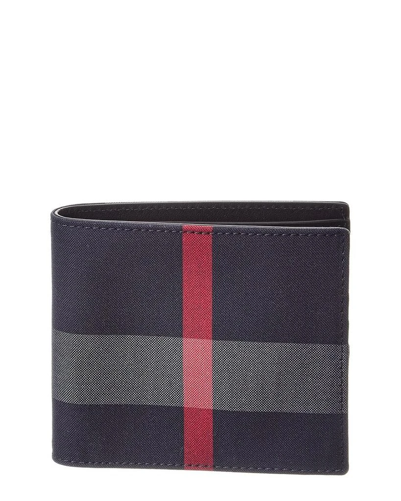 Burberry Check Canvas Bifold Wallet