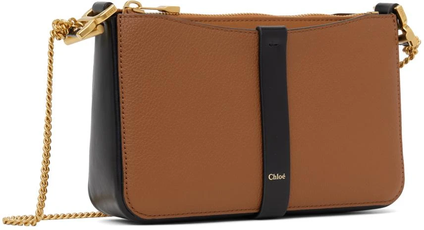 Chloé Tan & Black Marcie Pouch On Chain Bag 2