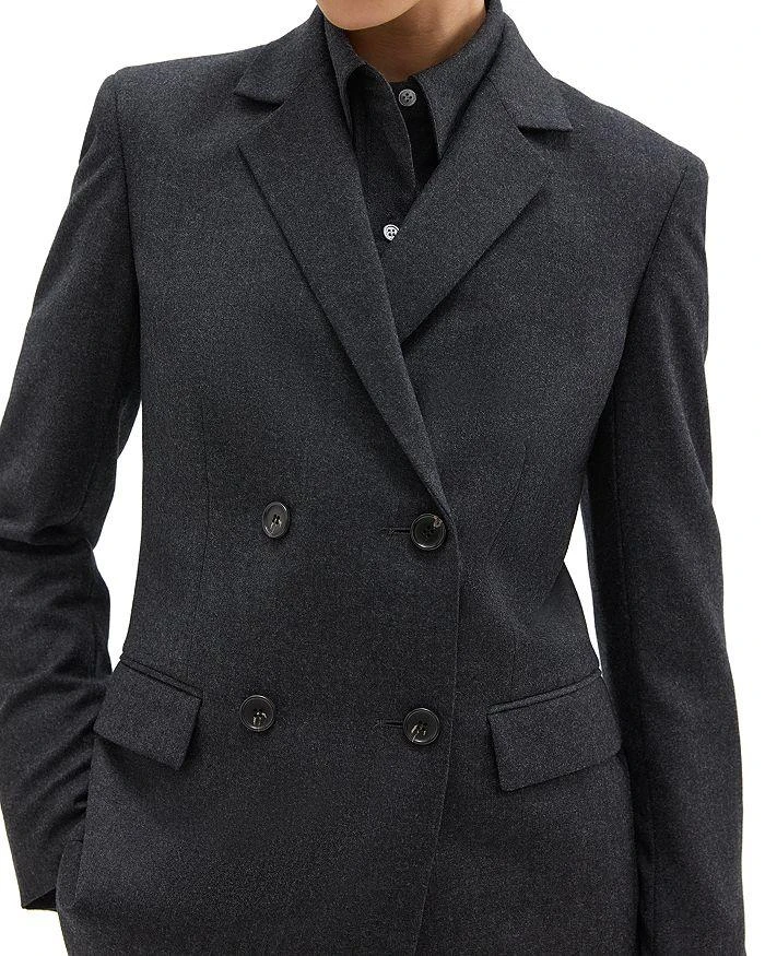 Theory Wool Slim Double Breasted Blazer 8