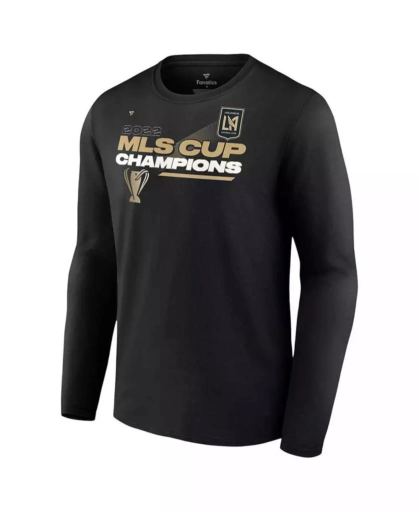 Fanatics Men's Black LAFC 2022 MLS Cup Champions Locker Room Long Sleeve T-shirt 3
