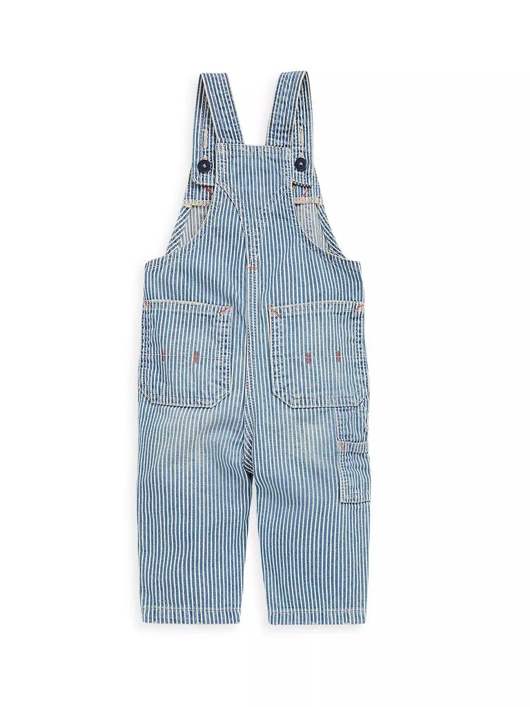 Ralph Lauren Baby Boy's Striped Denim Overalls 2