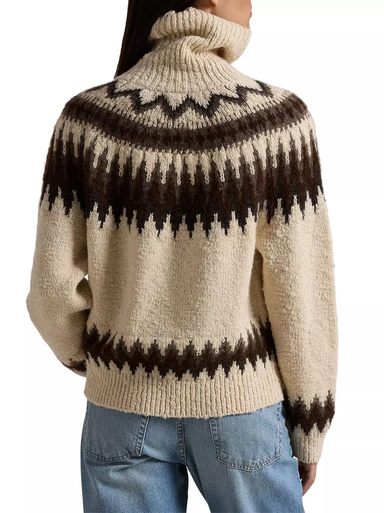 Ralph Lauren Fair Isle-Inspired Wool-Blend Turtleneck Sweater 4