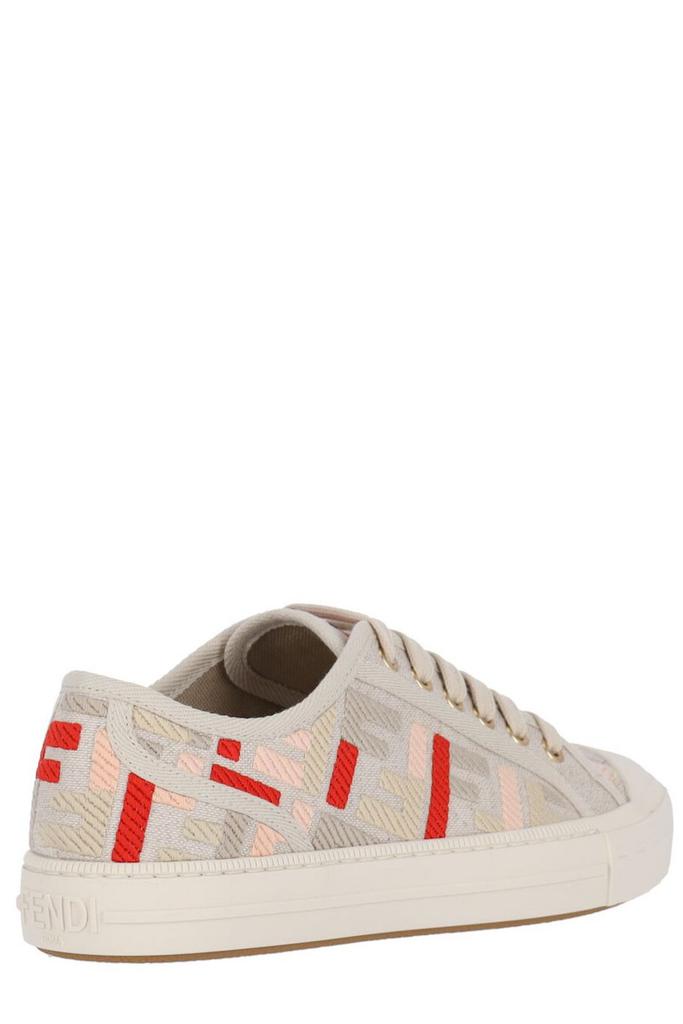 ドミノ ホワイトFFファブリック ロートップ Fendi Domino Sneakers 